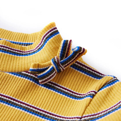Kinder-Langarmshirt Ocker 128