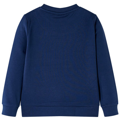 Kinder-Sweatshirt Marineblau 92