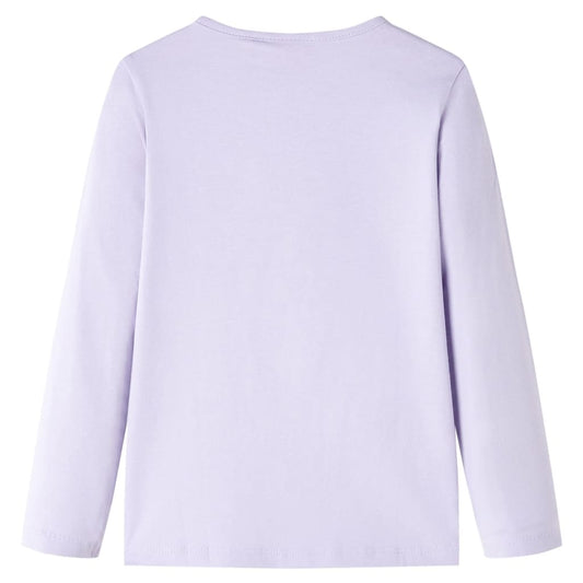 Kinder-Langarmshirt Helllila 92