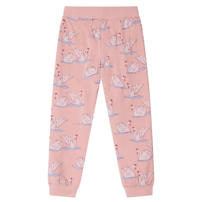 Kinderpyjama mit Langen Ärmeln Hellrosa 128