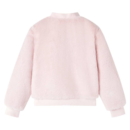 Kinderjacke Kunstpelz Zartrosa 140
