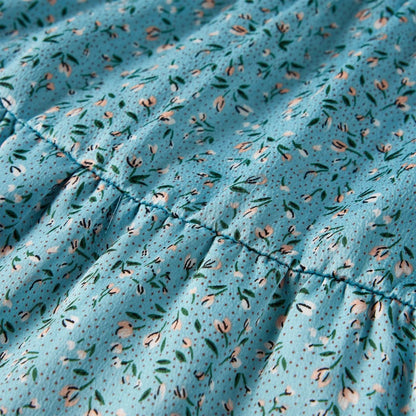 Kinderkleid mit Langen Ärmeln Blau 128