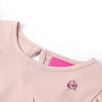 Kinder-Langarmshirt Rosa 140
