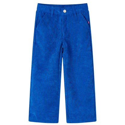 Kinderhose Cord Kobaltblau 92