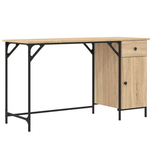 Computertisch Sonoma-Eiche 131x48x75 cm Holzwerkstoff