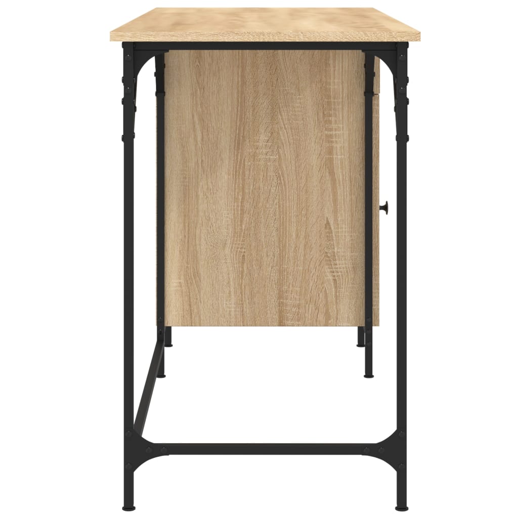 Computertisch Sonoma-Eiche 131x48x75 cm Holzwerkstoff