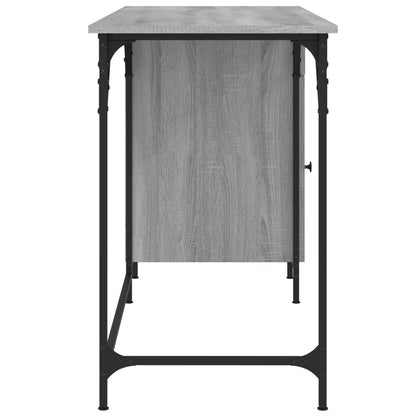 Computertisch Grau Sonoma 131x48x75 cm Holzwerkstoff