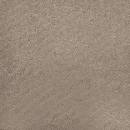 2-Sitzer-Sofa mit Kissen Taupe 140 cm Mikrofasergewebe