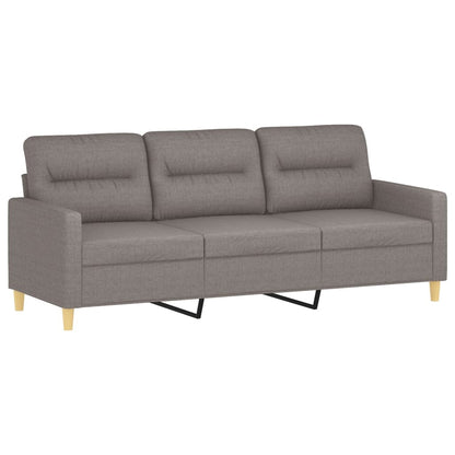 2-delt Sofasæt med puder i taupe stof