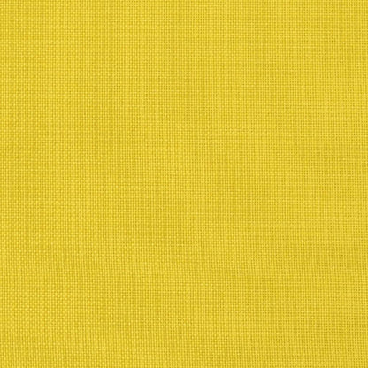 4-tlg. Sofagarnitur mit Kissen Hellgelb Stoff