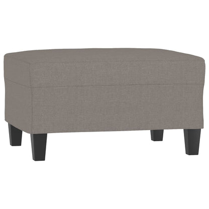 4-tlg. Sofagarnitur mit Kissen Taupe Stoff