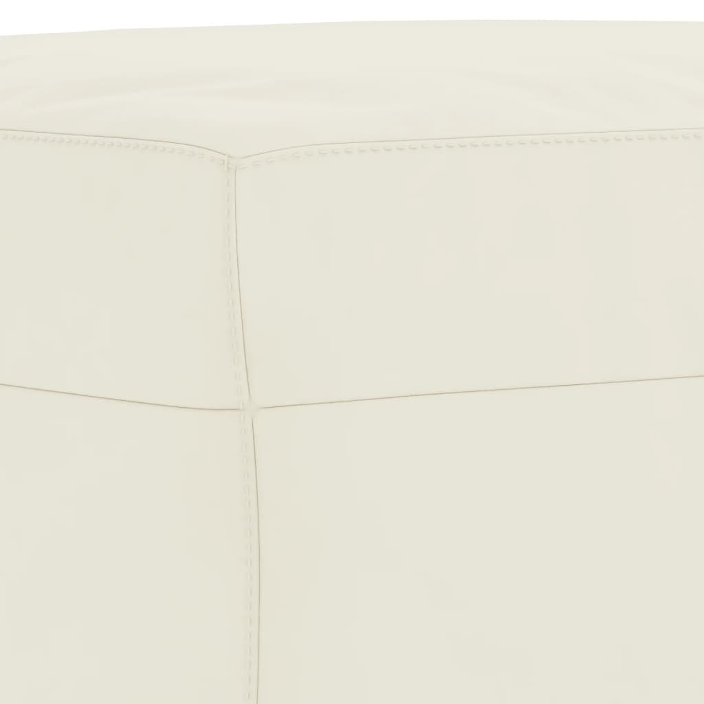 3-tlg. Sofagarnitur Creme Samt