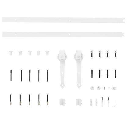 Schiebetür mit Beschlag 100x210 cm Massivholz Kiefer