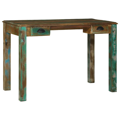 Schreibtisch Braun 112 x 55 x 76 cm Massivholz Altholz