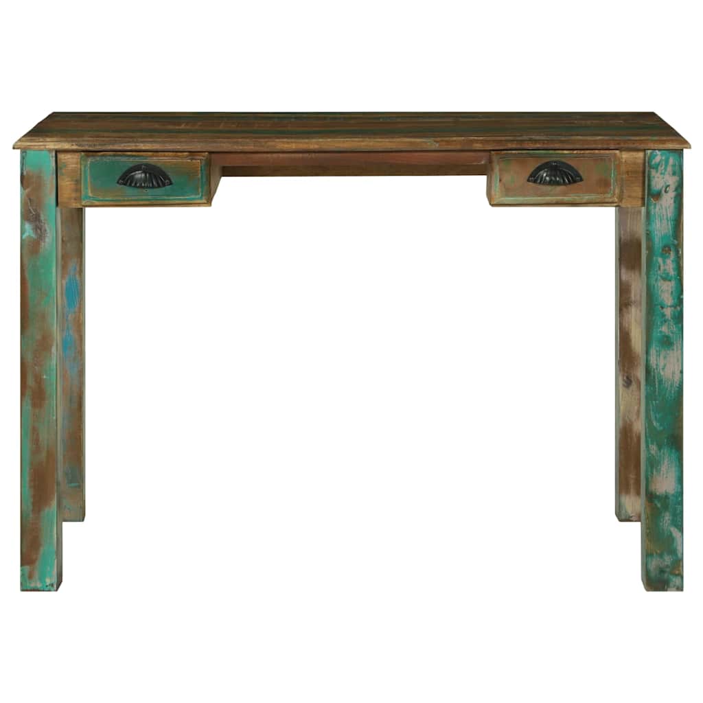 Schreibtisch Braun 112 x 55 x 76 cm Massivholz Altholz