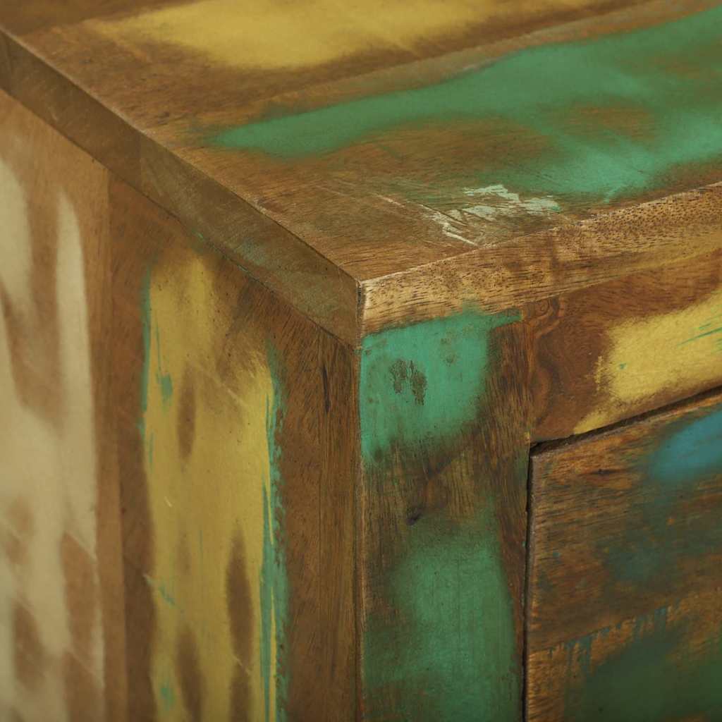 Sideboard Braun 80 x 30 x 65 cm Massivholz Altholz