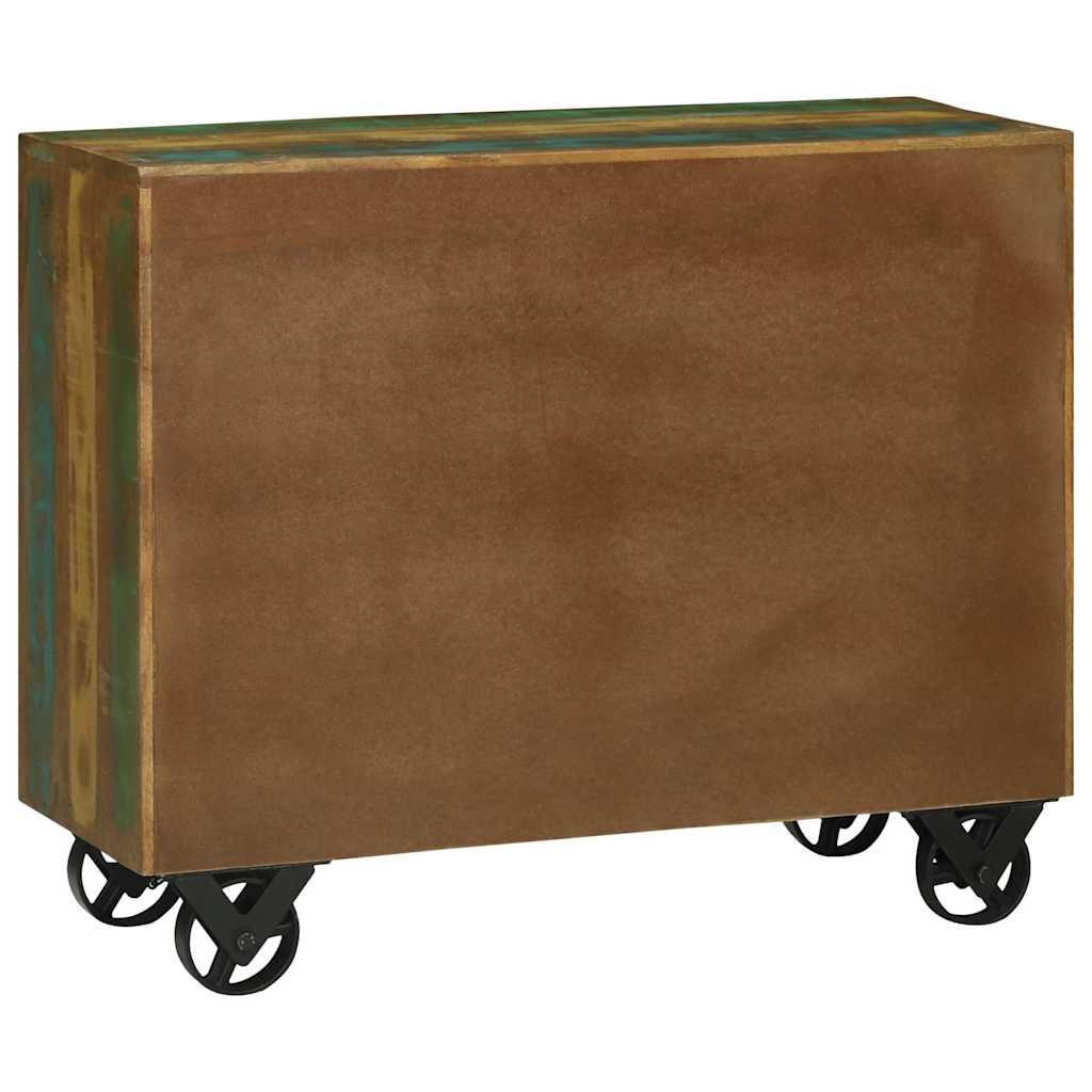 Sideboard Braun 80 x 30 x 65 cm Massivholz Altholz