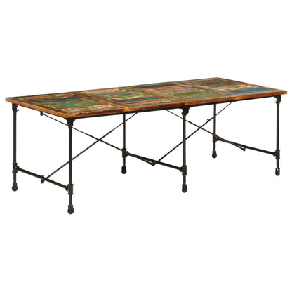 Esstisch 220x90x77 cm Altholz Massiv