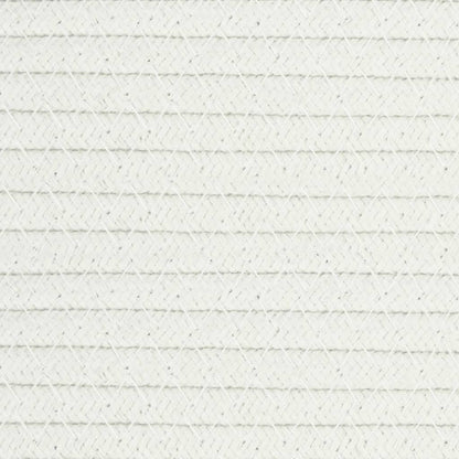 Wäschekorb Grau und Weiß Ø55x36 cm Baumwolle