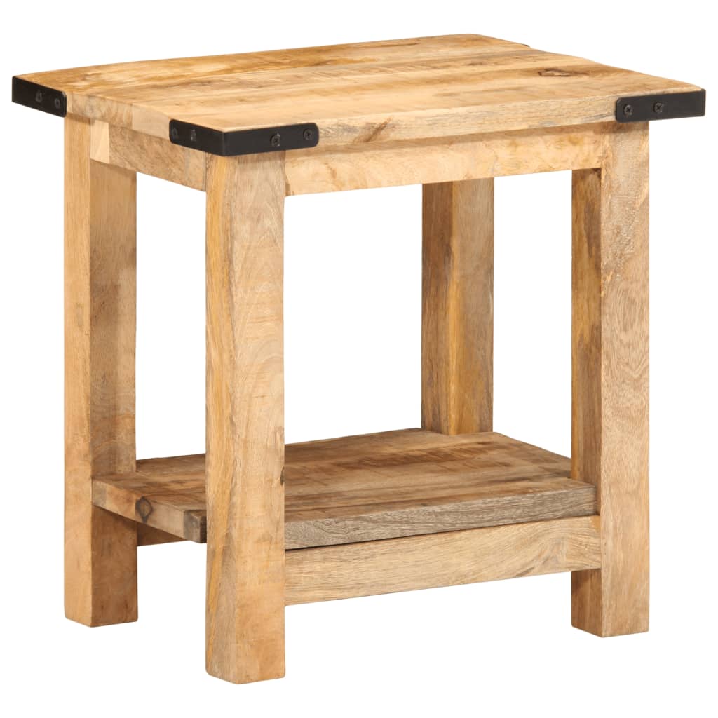 Sidebord 40x30x40 cm Groft massivt mangotræ