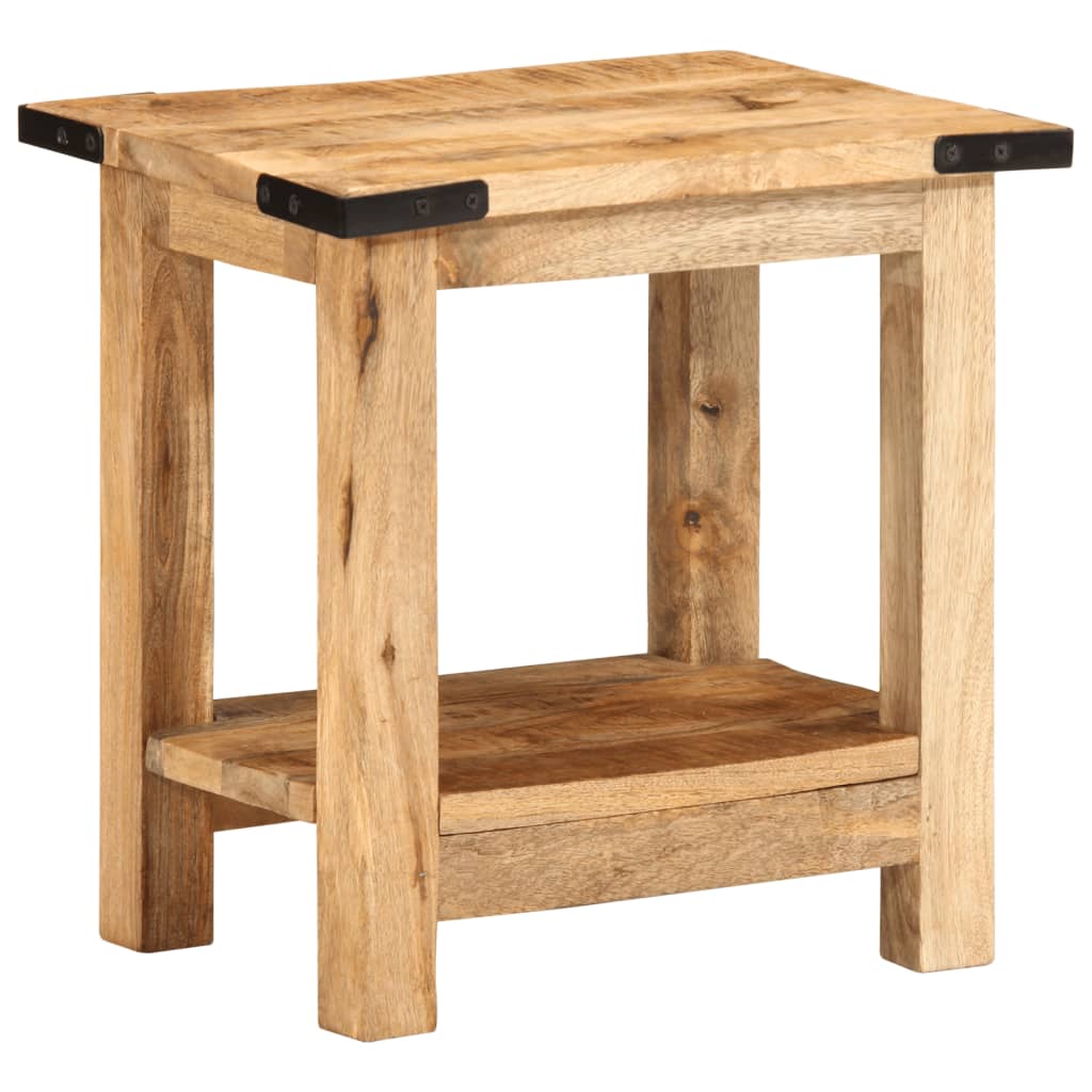 Sidebord 40x30x40 cm Groft massivt mangotræ
