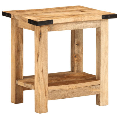 Sidebord 40x30x40 cm Groft massivt mangotræ