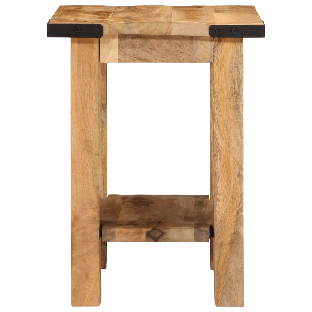 Sidebord 40x30x40 cm Groft massivt mangotræ