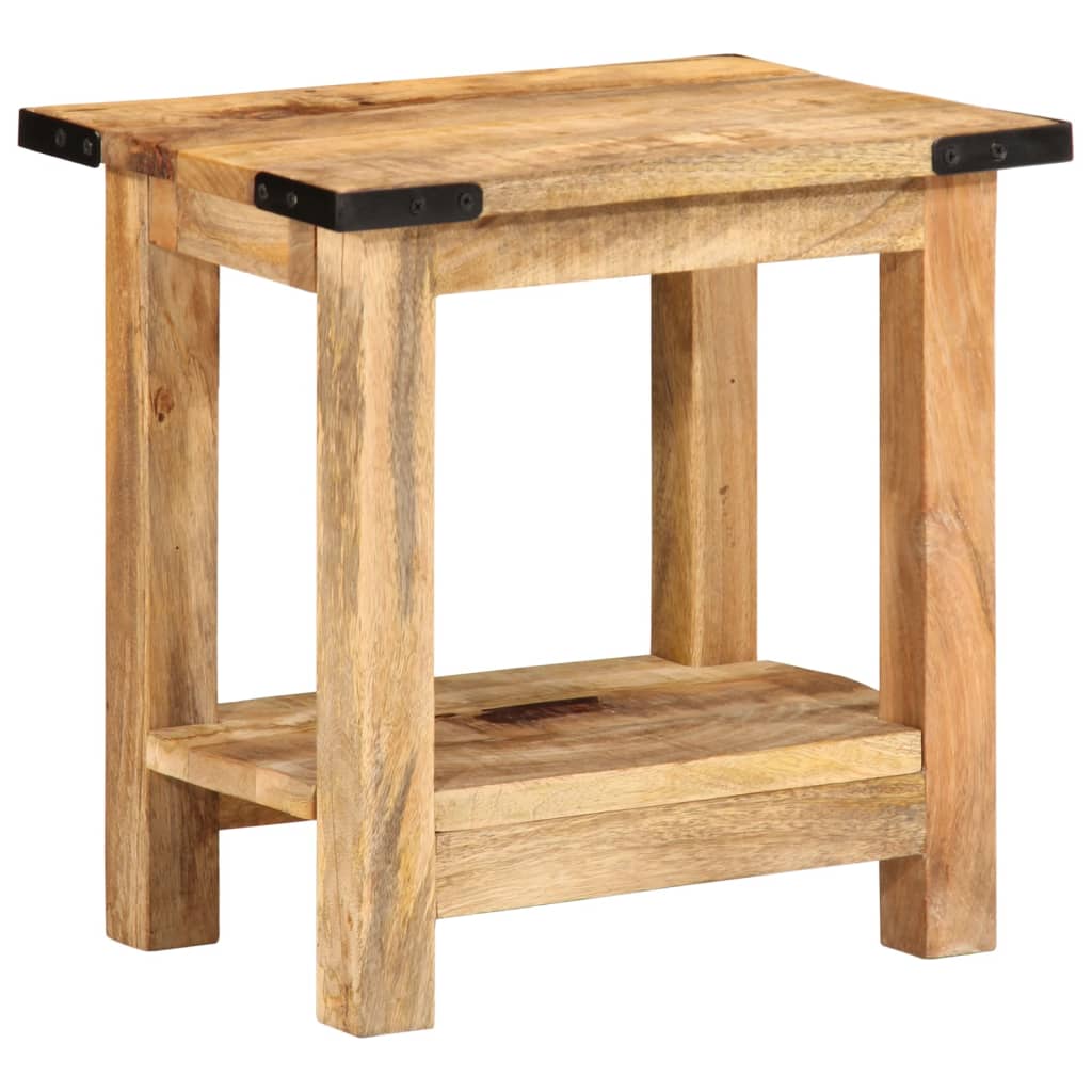 Sidebord 40x30x40 cm Groft massivt mangotræ