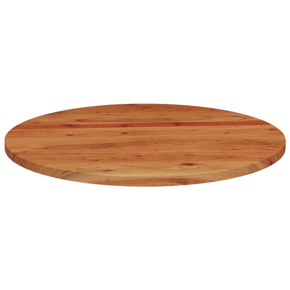 Tischplatte Ø90x2,5 cm Rund Massivholz Akazie