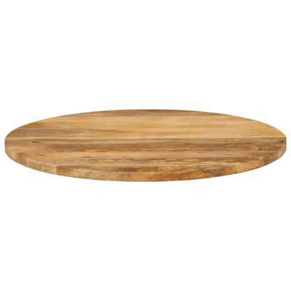 Tischplatte Ø 90x3,8 cm Rund Massivholz Mango