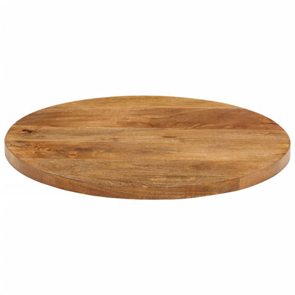 Tischplatte Ø 40x2,5 cm Rund Massivholz Mango