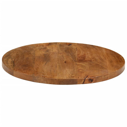 Tischplatte Ø 40x3,8 cm Rund Massivholz Mango