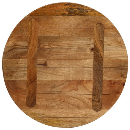 Tischplatte Ø 60x2,5 cm Rund Massivholz Mango