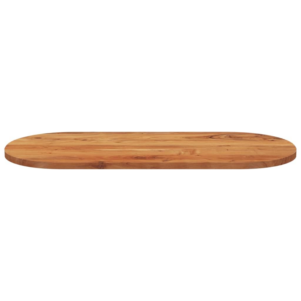 Tischplatte 90x40x3,8 cm Oval Massivholz Akazie
