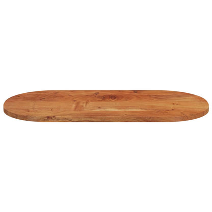 Tischplatte 100x50x3,8 cm Oval Massivholz Akazie
