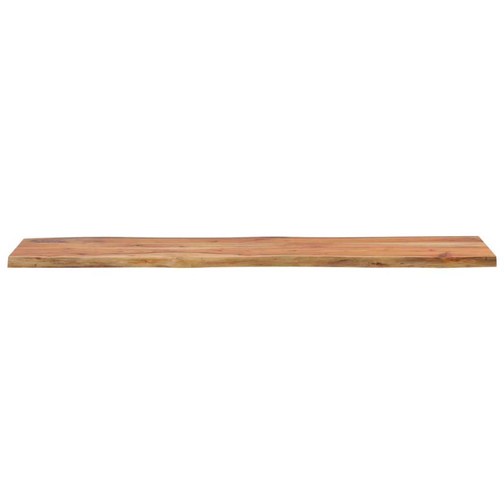 Tischplatte 160x40x2,5cm Rechteckig Massivholz Akazie Baumkante