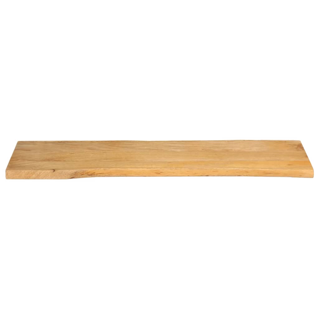 Tischplatte mit Baumkante 110x40x2,5 cm Massivholz Mango