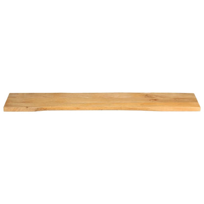 Tischplatte mit Baumkante 160x40x2,5 cm Massivholz Mango