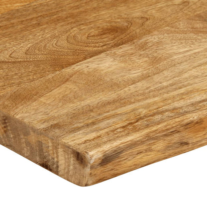 Tischplatte mit Baumkante 100x40x3,8 cm Massivholz Mango