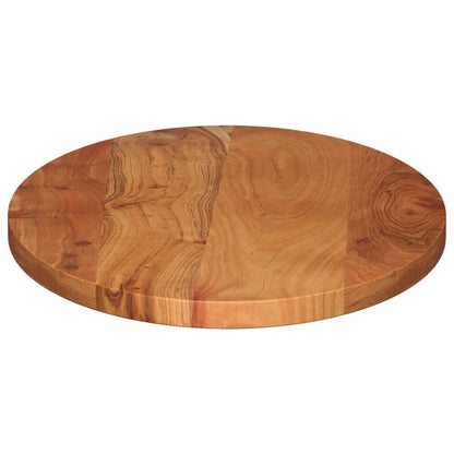 Tischplatte 80x40x3,8 cm Oval Massivholz Akazie