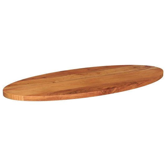 Tischplatte 100x50x3,8 cm Oval Massivholz Akazie