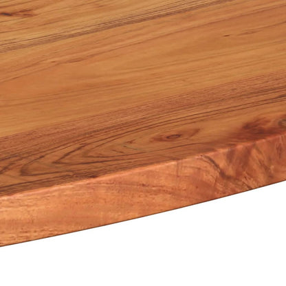Tischplatte 110x50x3,8 cm Oval Massivholz Akazie