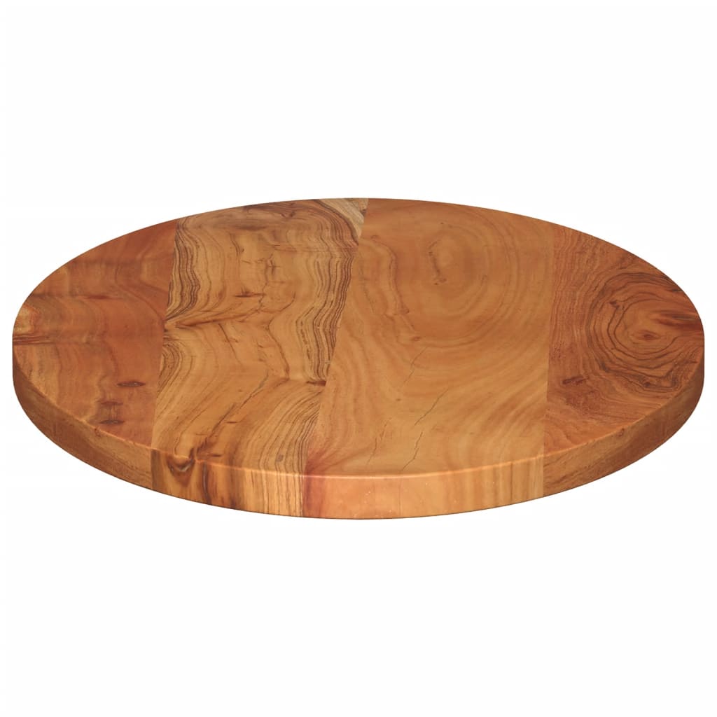 Tischplatte 120x60x3,8 cm Oval Massivholz Akazie