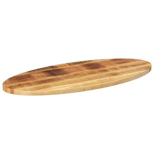 Tischplatte 110x40x3,8 cm Oval Massivholz Mango