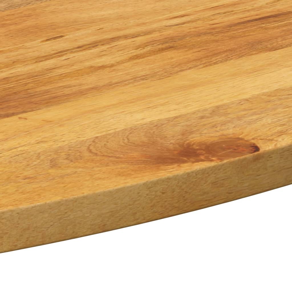 Tischplatte 140x50x2,5 cm Oval Massivholz Mango