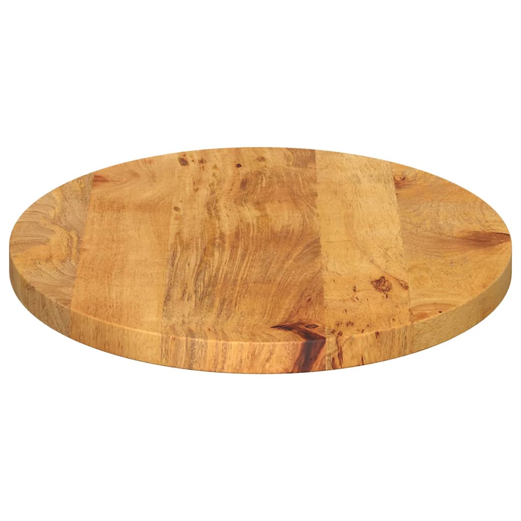 Tischplatte 120x50x3,8 cm Oval Massivholz Mango