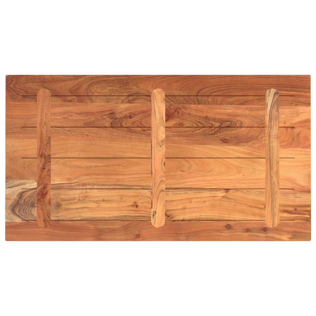Tischplatte 100x50x3,8 cm Rechteckig Massivholz Akazie