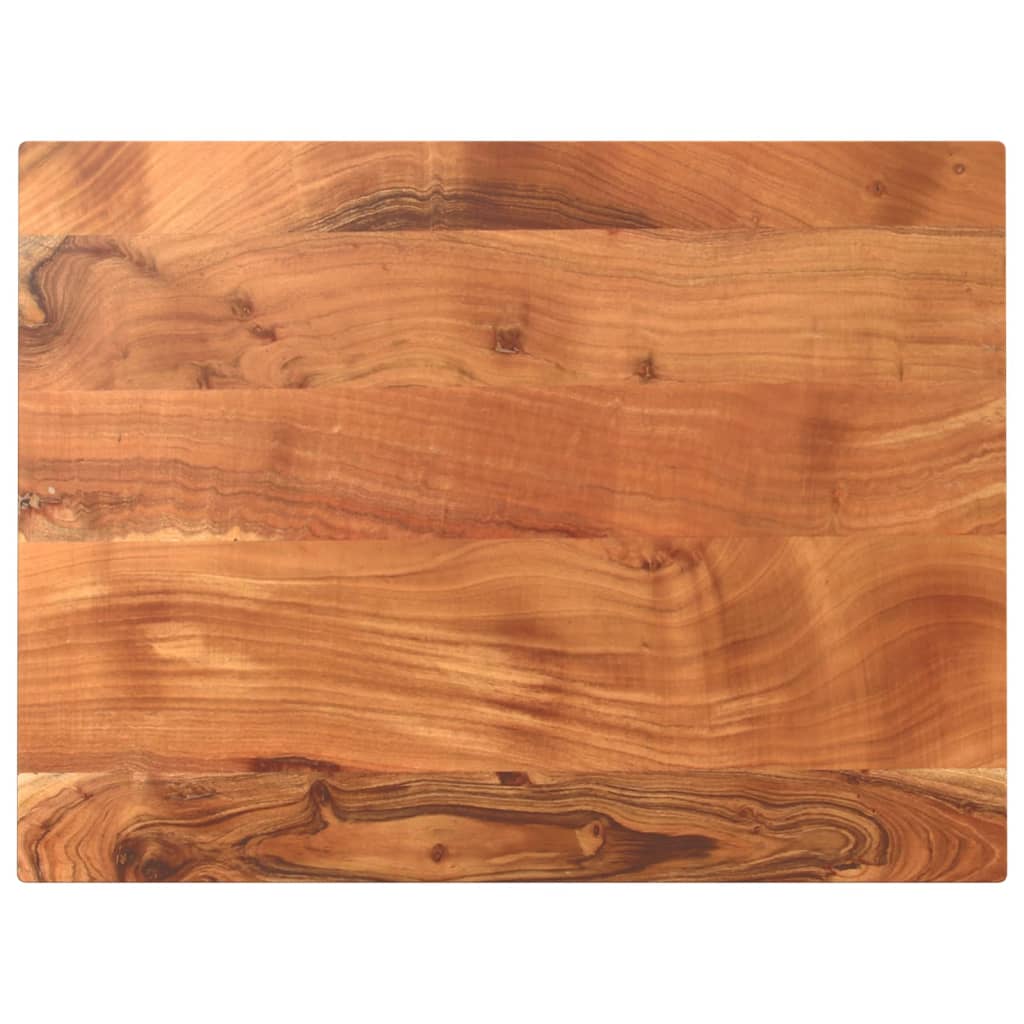 Tischplatte 80x70x3,8 cm Rechteckig Massivholz Akazie