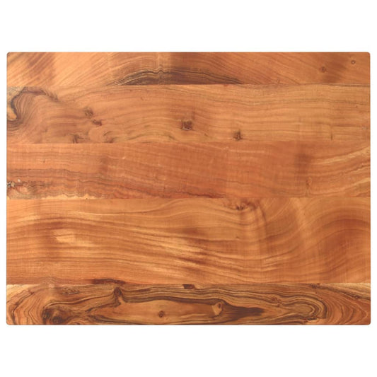 Tischplatte 80x70x3,8 cm Rechteckig Massivholz Akazie