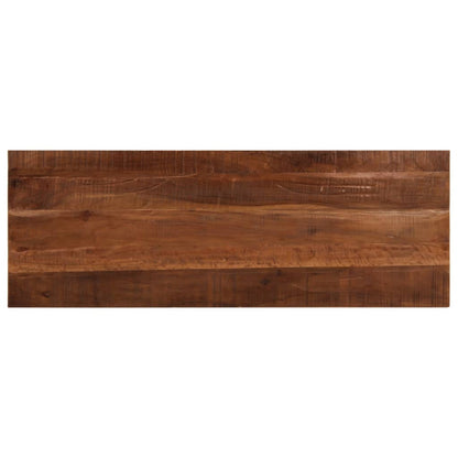 Tischplatte 140x50x2,5 cm Rechteckig Altholz Massiv